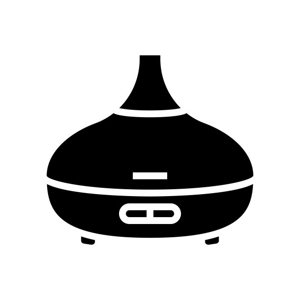 油扩散香水字形图标矢量插图图片下载