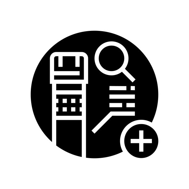 脂质面板健康检查字形图标矢量插图图片下载