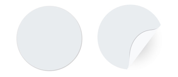 贴纸标签的逼真设计。向量孤立的插图。张贴注意贴纸向量。空白模型贴纸设计。旗帜标志设计。每股收益10图片下载