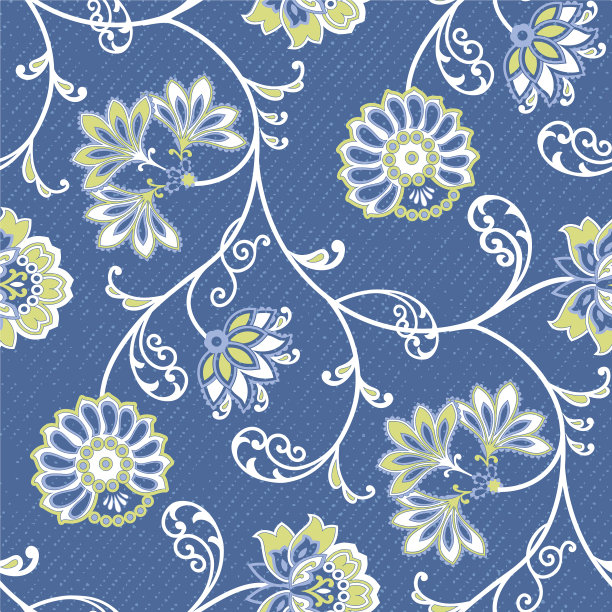 雅可比无缝设计冷色组合图片下载