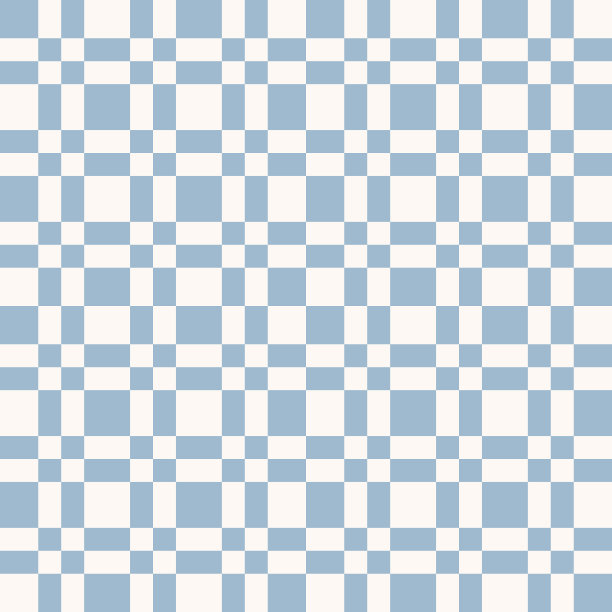 矢量浅蓝色和白色方格几何无缝图案图片下载