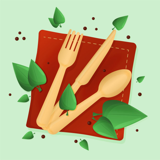 一套餐具。刀,叉,勺子图片下载