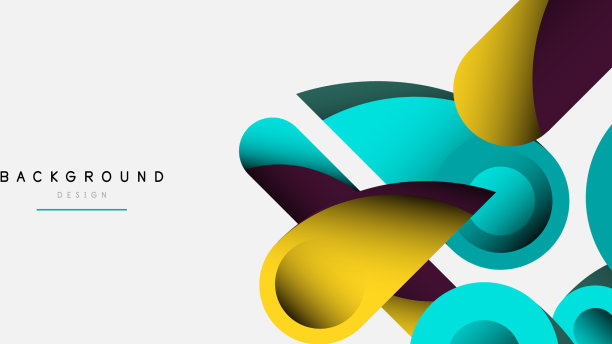 抽象背景最小几何圆和图片下载