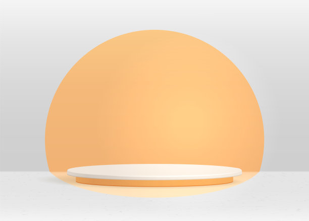 圆柱基座平台，用于产品展示展示3d逼真矢量插图图片下载