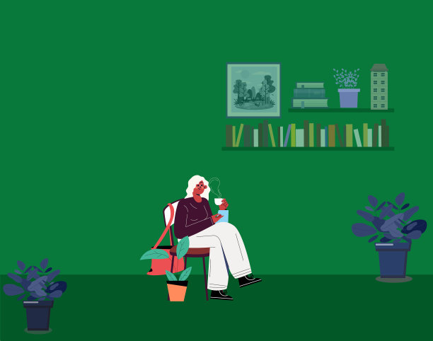 年轻女孩坐在咖啡桌旁喝咖啡图片下载