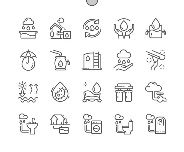 雨水收集住宅生态系统图片下载