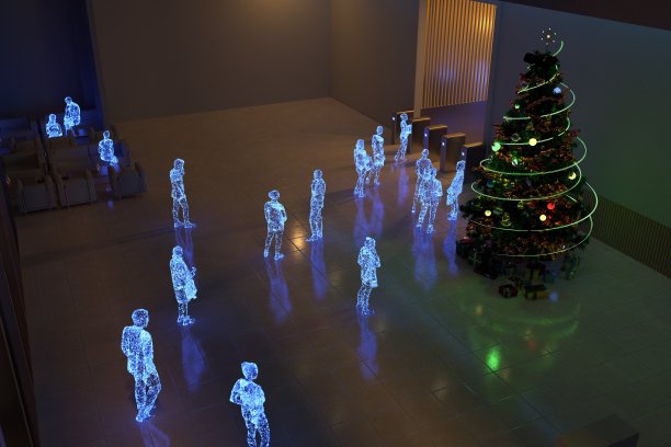 数字圣诞节图片下载