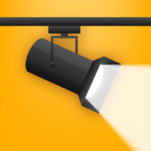 抽象模型与蓝色的投影白色图片下载