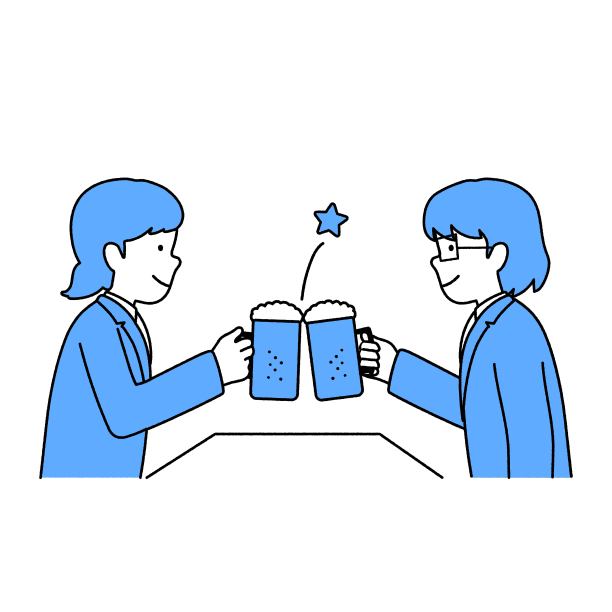 办公室职员开酒会图片下载