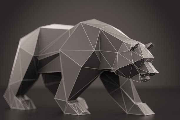 低保利黑熊市场标志图片下载