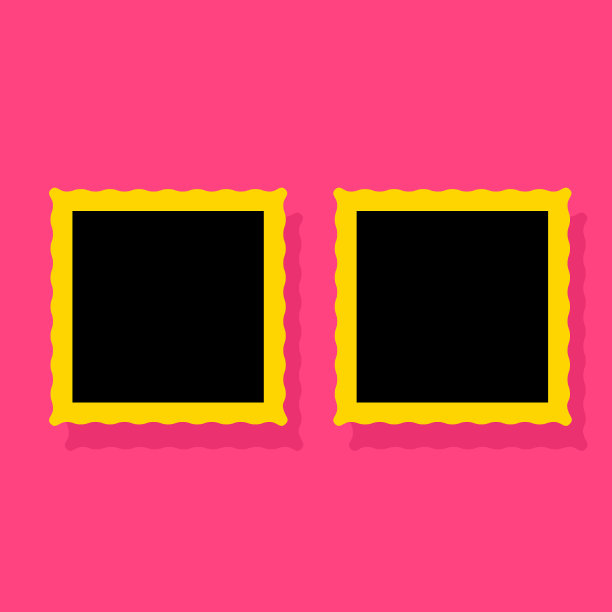 抽象的彩色画框图片下载