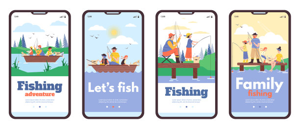 家庭钓鱼上登页面工具包的移动应用程序图片下载