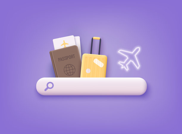 时间旅行概念横幅护照图片下载