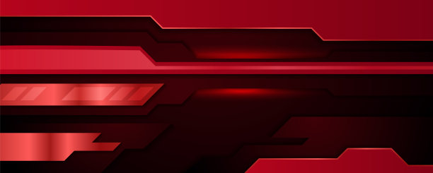 抽象深色黑色和红色技术几何背景。现代未来主义背景。可以用于登陆页，书籍封面，小册子，传单，杂志，任何品牌，横幅，标题，演示文稿，和墙纸背景图片下载
