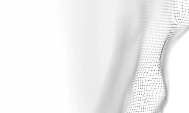 抽象白色几何背景。连接结构。科学背景。未来技术HUD元素。连接点和线。大数据可视化与商业图片下载