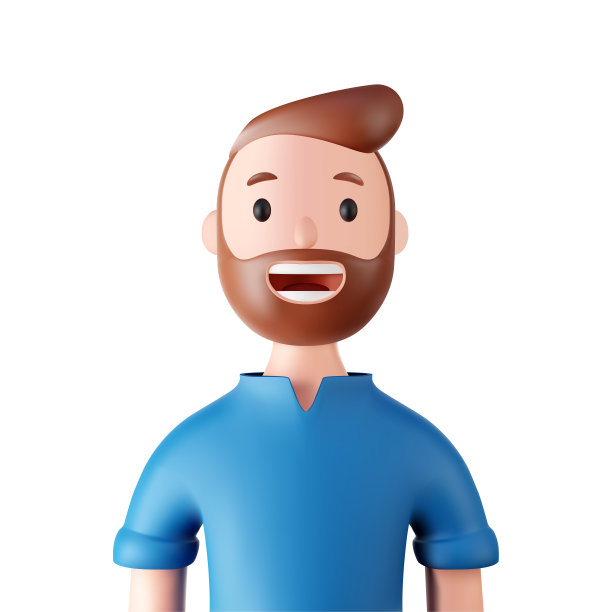 3d矢量人设置。图片下载