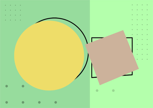 空白几何形状与复制空间的商业广告在彩色背景。空白图形模板代表网页横幅和公司的推广。图片下载
