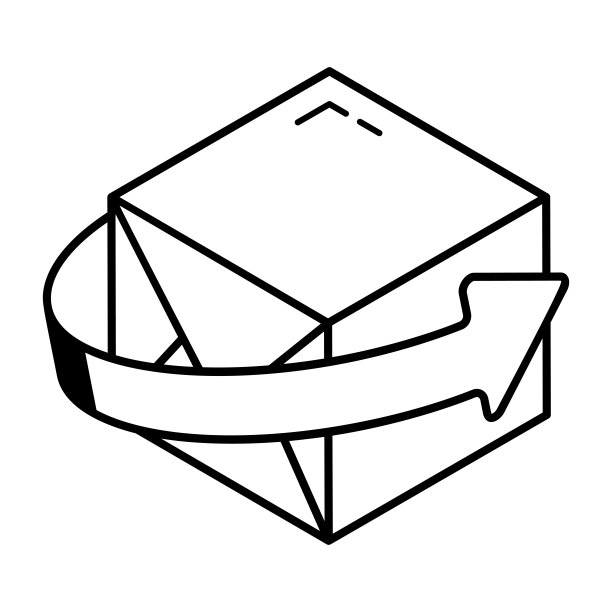 一个可编辑的大纲图标发送产品图片下载