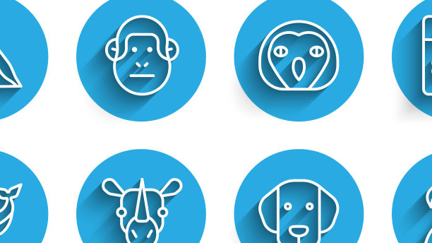 设线鲸犀牛羊头犬鹰图片下载