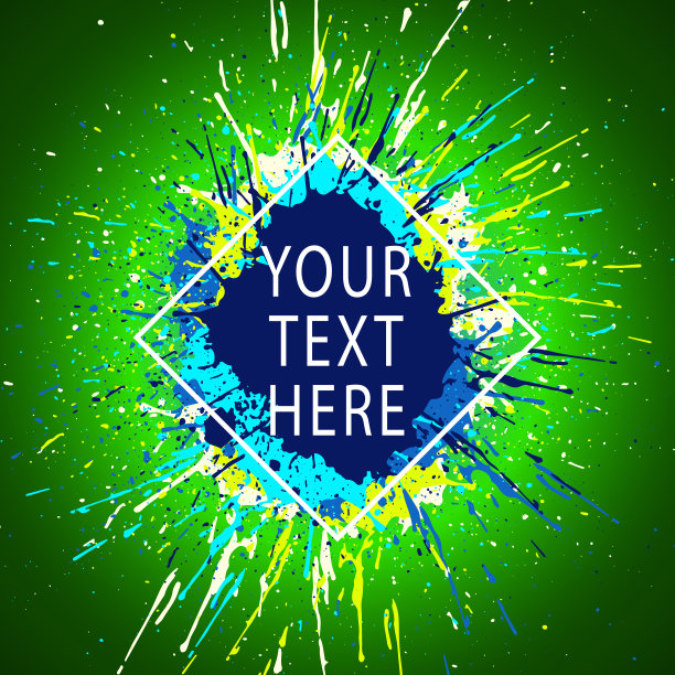 油漆污渍。枯燥乏味的背景。墨水飞溅的海报。海报设计。喷滴。墨迹和色斑。液体污渍横幅或封面。抽象矢量模板的设计。图片下载