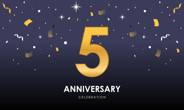 周年纪念烟火和庆典背景图片下载