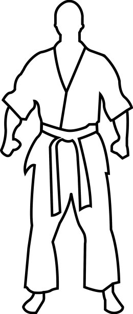 柔道运动员图标图片下载