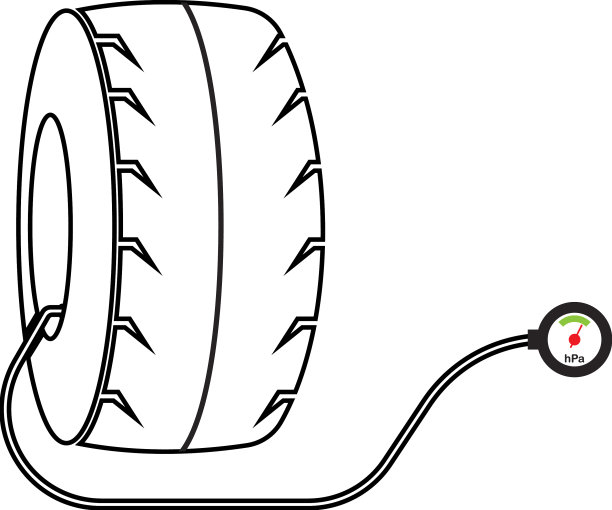 轮胎压力表图标图片下载