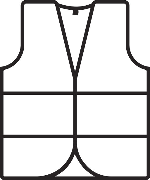 建筑工人背心图标图片下载