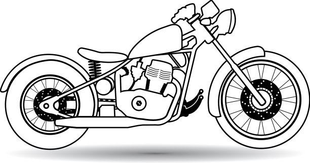 摩托车图标图片下载