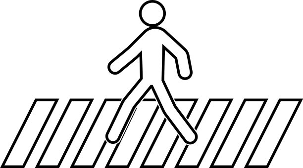 人类路口图标图片下载