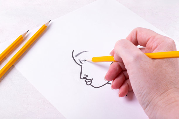 画一个女人的侧面图片下载