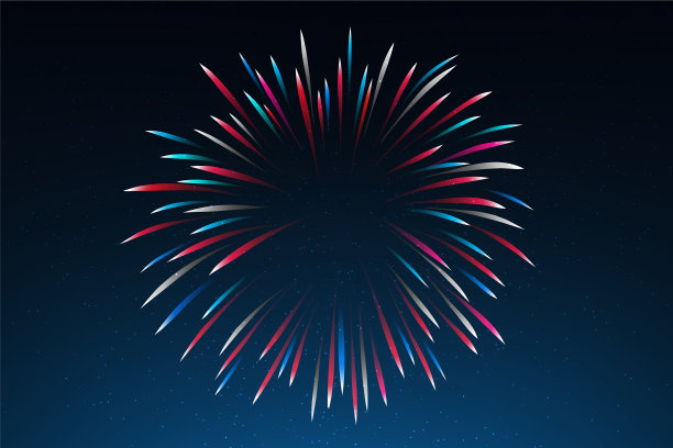 美国国家假日星空背景图片下载