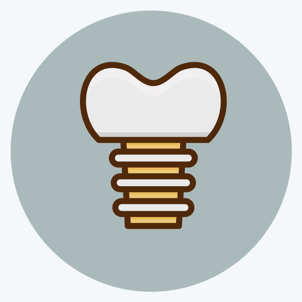 牙科种植图标适合医学符号图片下载