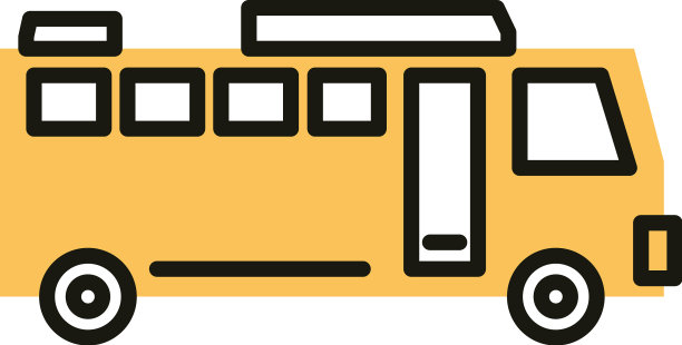 露营车运输图标图片下载