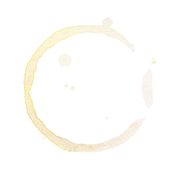 圆圈从底部杯子-真正的咖啡水油漆在白纸上许多笔触和技术的刷子。说明香气饮料刷咖啡艺术孤立在白色背景。图片下载