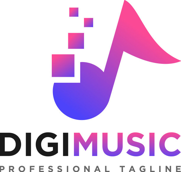数码音乐科技标志图片下载