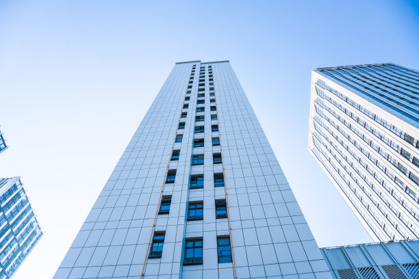 日出:成都现代城市建筑图片下载