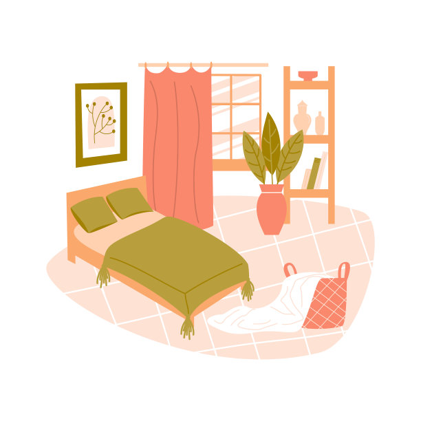 卧室的室内用品图片下载