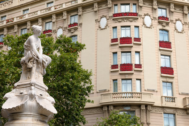 巴塞罗那的建筑图片下载