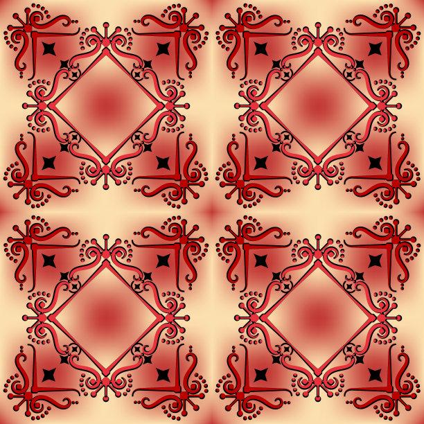 阿拉伯风格的无缝图案多色图片下载