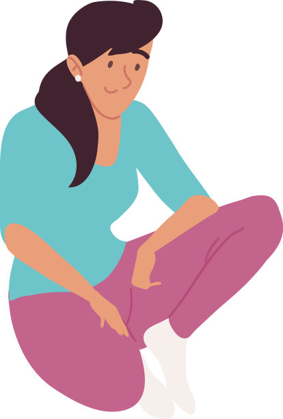 女人放松姿势图片下载