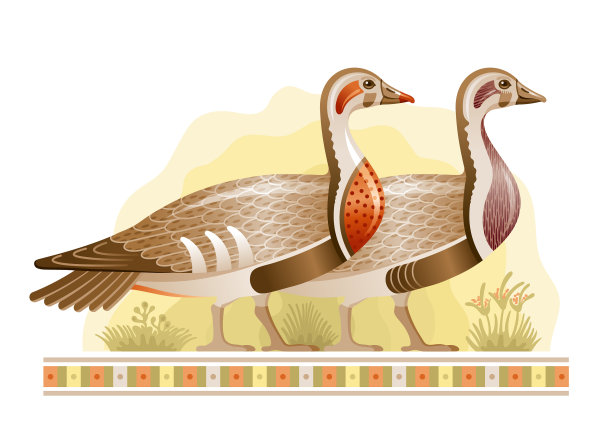 埃及鸟鹅来自埃及法老图片下载