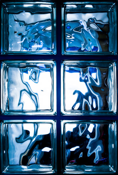 玻璃块墙图片下载