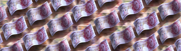 金融和经济形象的概念英国五十英镑钞票图片下载