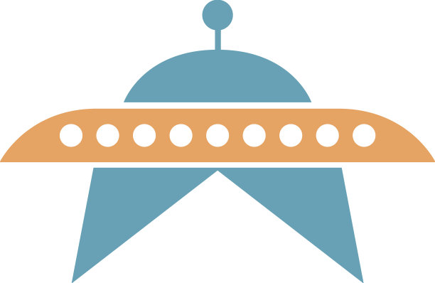 UFO标志图标设计模板图片下载