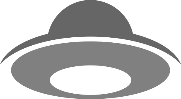 UFO标志图标设计模板图片下载