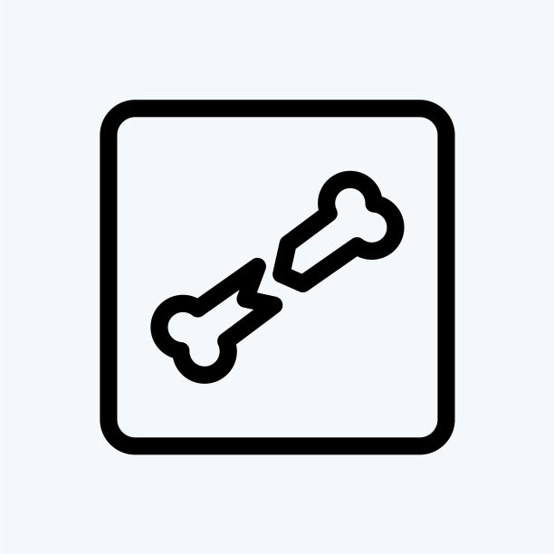 图标x射线适合教育符号线图片下载