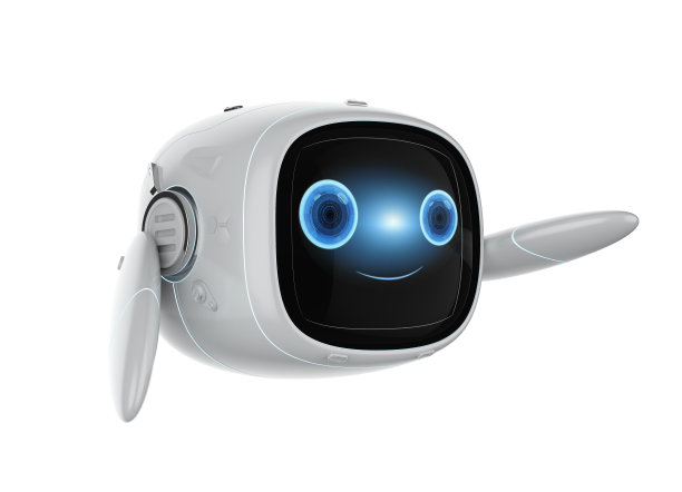 可爱的助手机器人伸出手图片下载