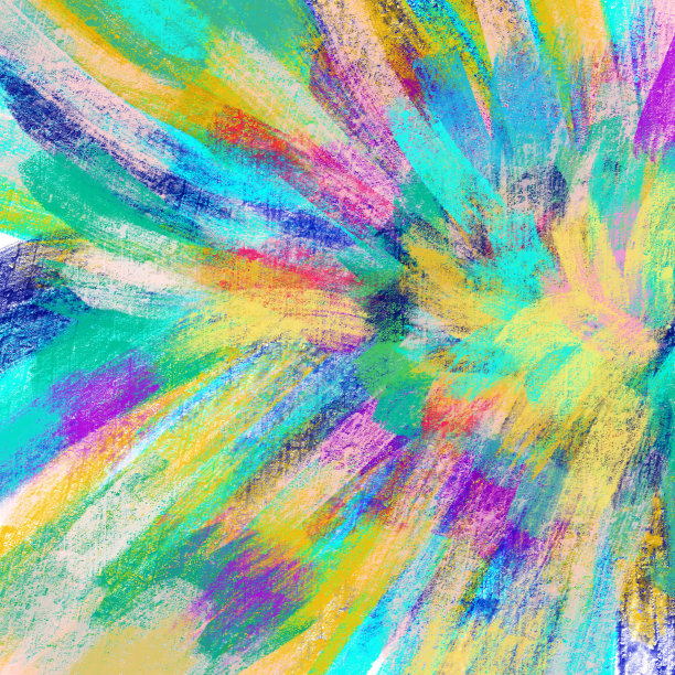 像油画颜料一样的抽象花。春天，轻松愉悦的抽象背景图片下载