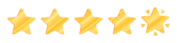 五星在产品评价中闪耀，评为最高等级图片下载
